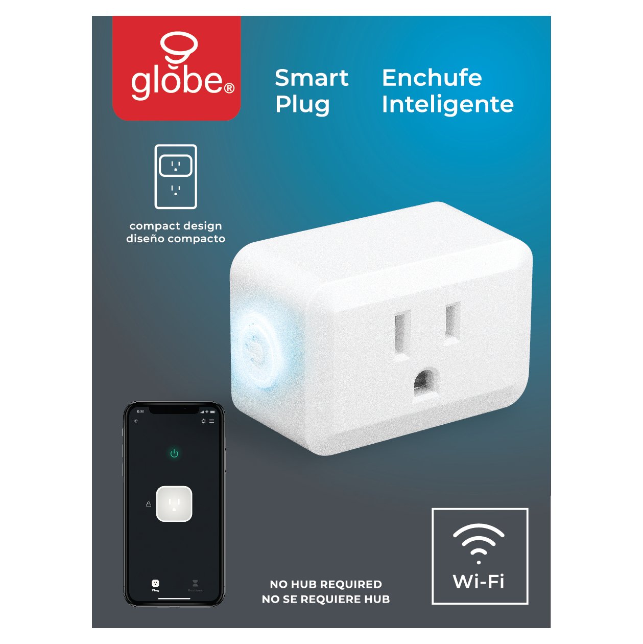 Globe Single Outlet Wi-Fi Smart Plug - Shop Smart Home Accessories at H-E-B