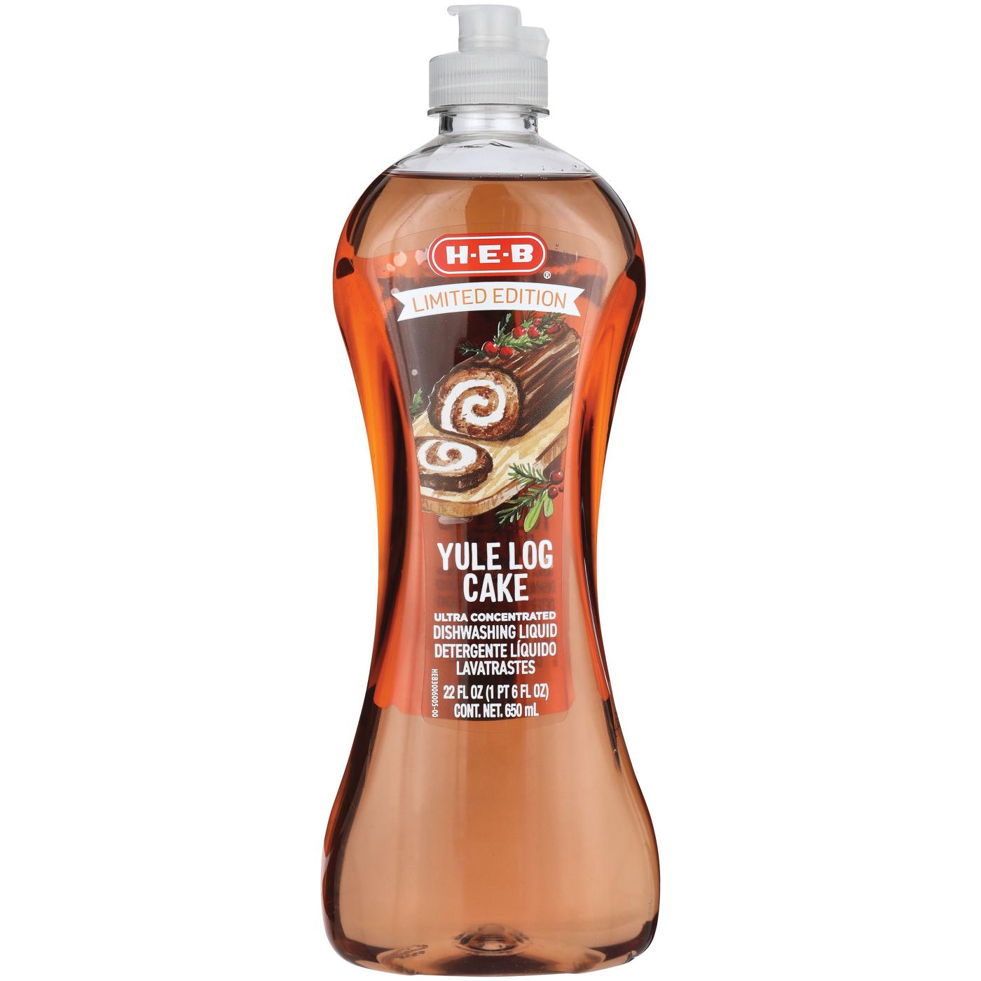 H-E-B Ultra Concentrated Dishwashing Liquid – Yule Log Cake; image 2 of 2