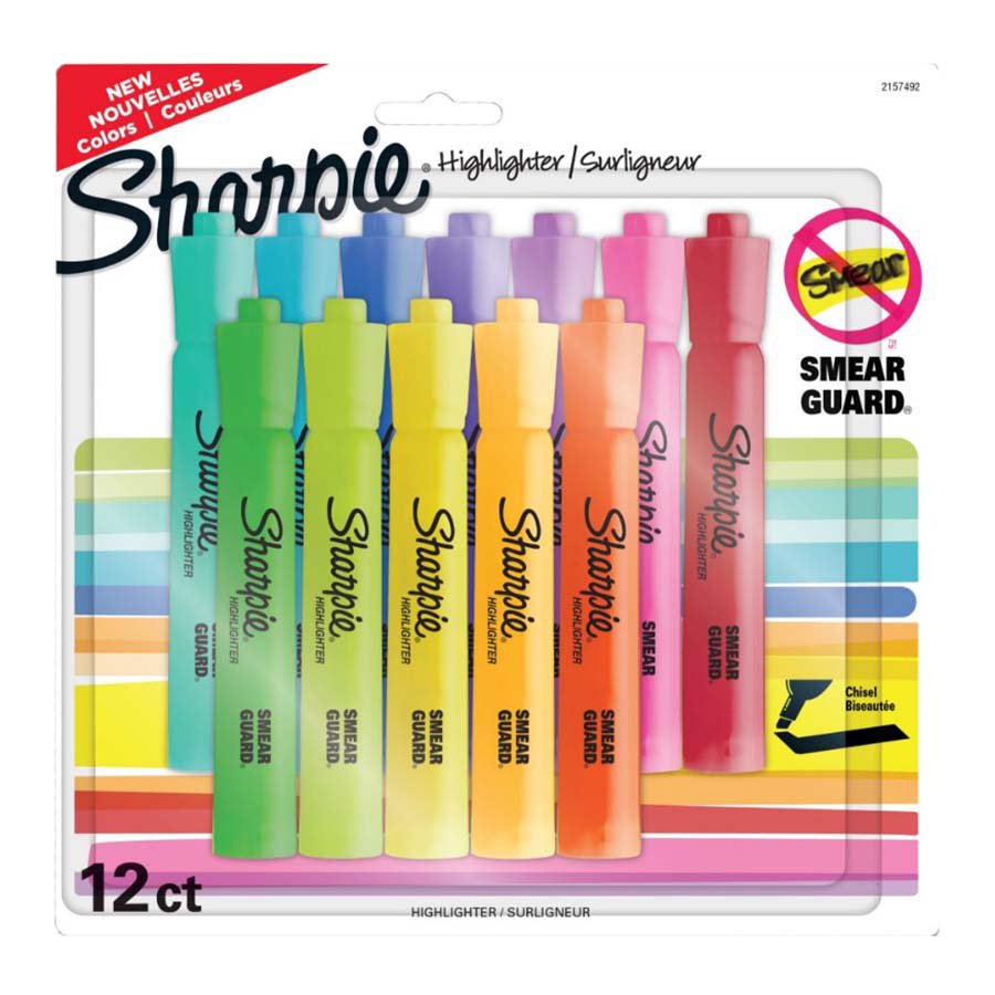 Sharpie Chisel Tip Wide Barrel Highlighters Assorted Color Shop