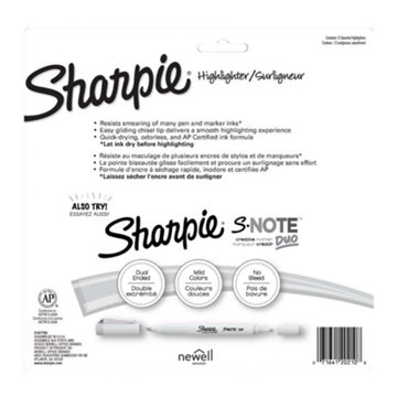 Sharpie Chisel Tip Wide Barrel Highlighters - Assorted Ink, 12 pk