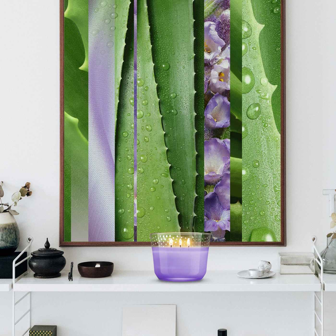 Glade Tranquil Lavender & Aloe 3 Wick Candle; image 11 of 11