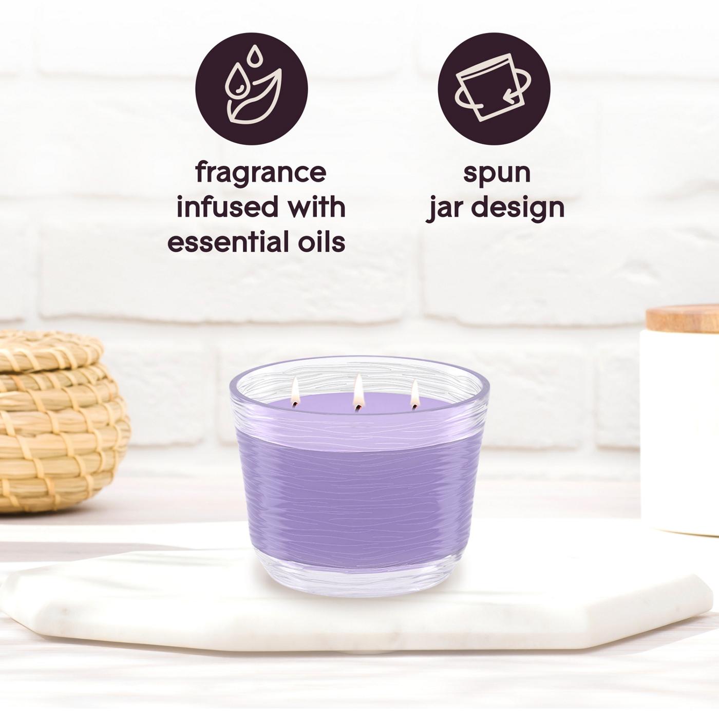 Glade Tranquil Lavender & Aloe 3 Wick Candle; image 8 of 11