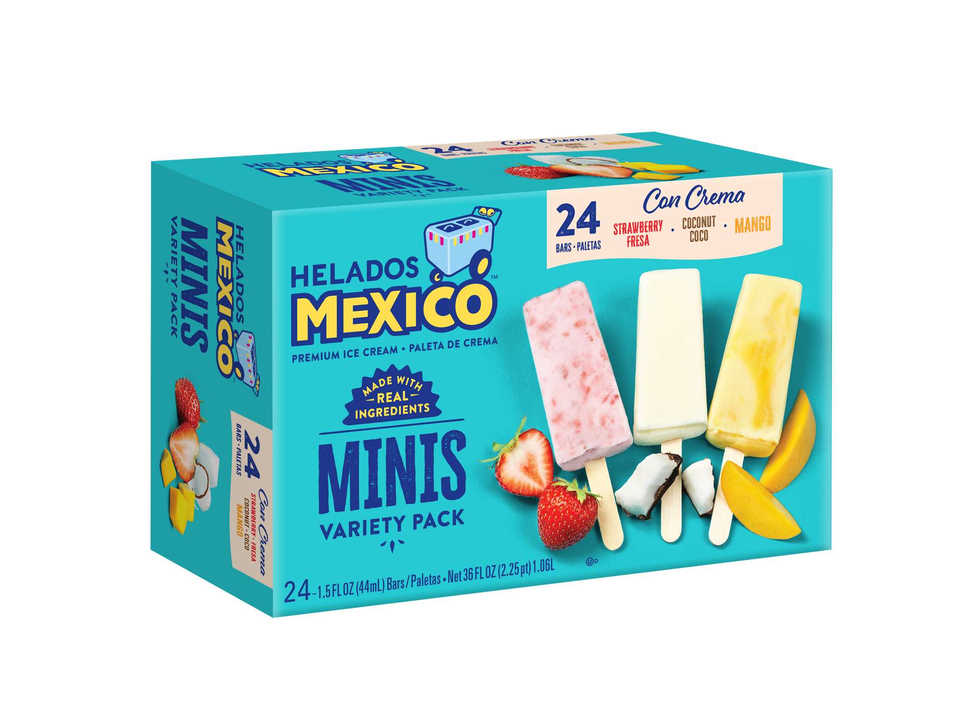 Helados Mexico Mini Ice Cream Bars Variety Pack; image 1 of 2