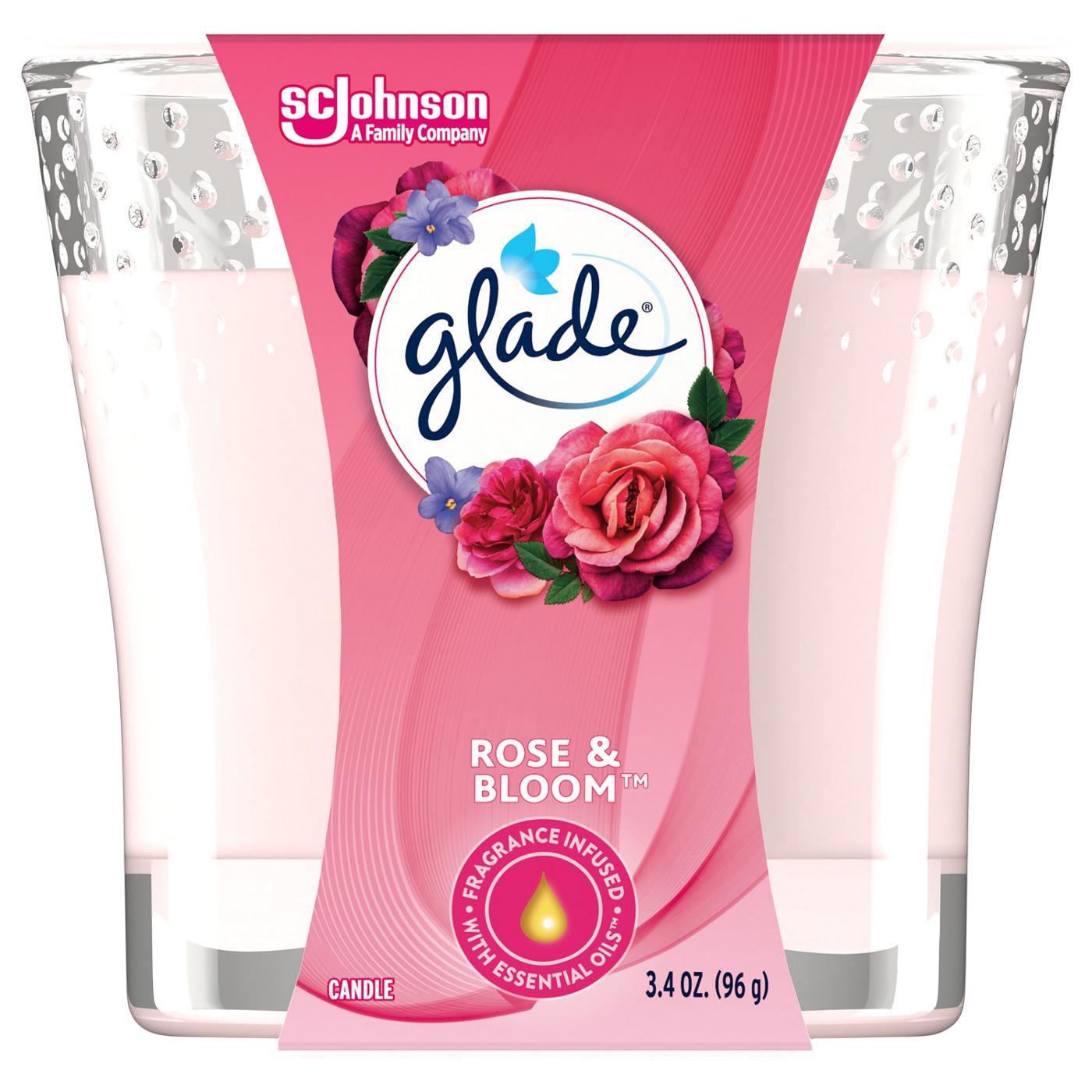 Glade Rose & Bloom Candle; image 1 of 3