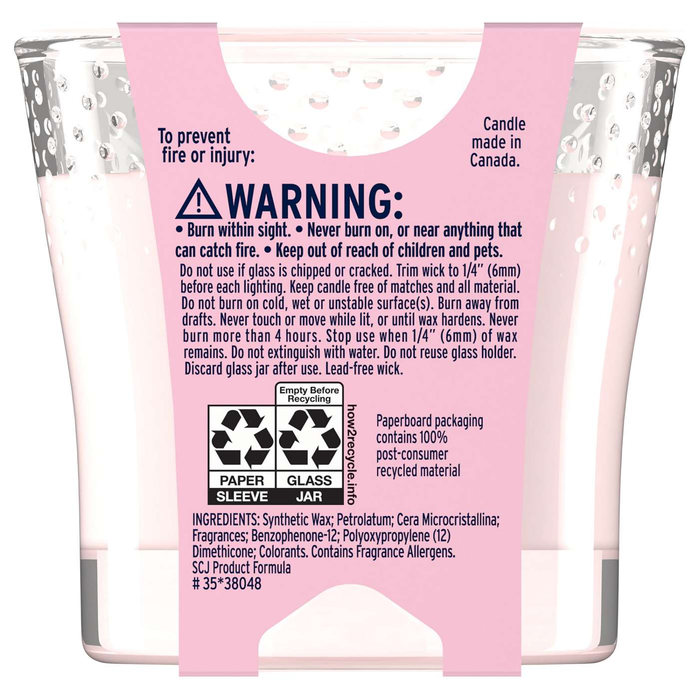 Glade Rose & Bloom Candle Shop Candles at HEB