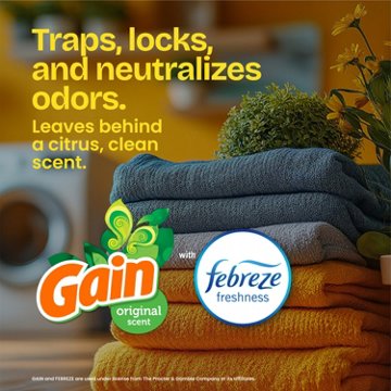 Glad ForceFlex MaxStrength Drawstring Trash Bags, 13 Gallon - Febreze Gain