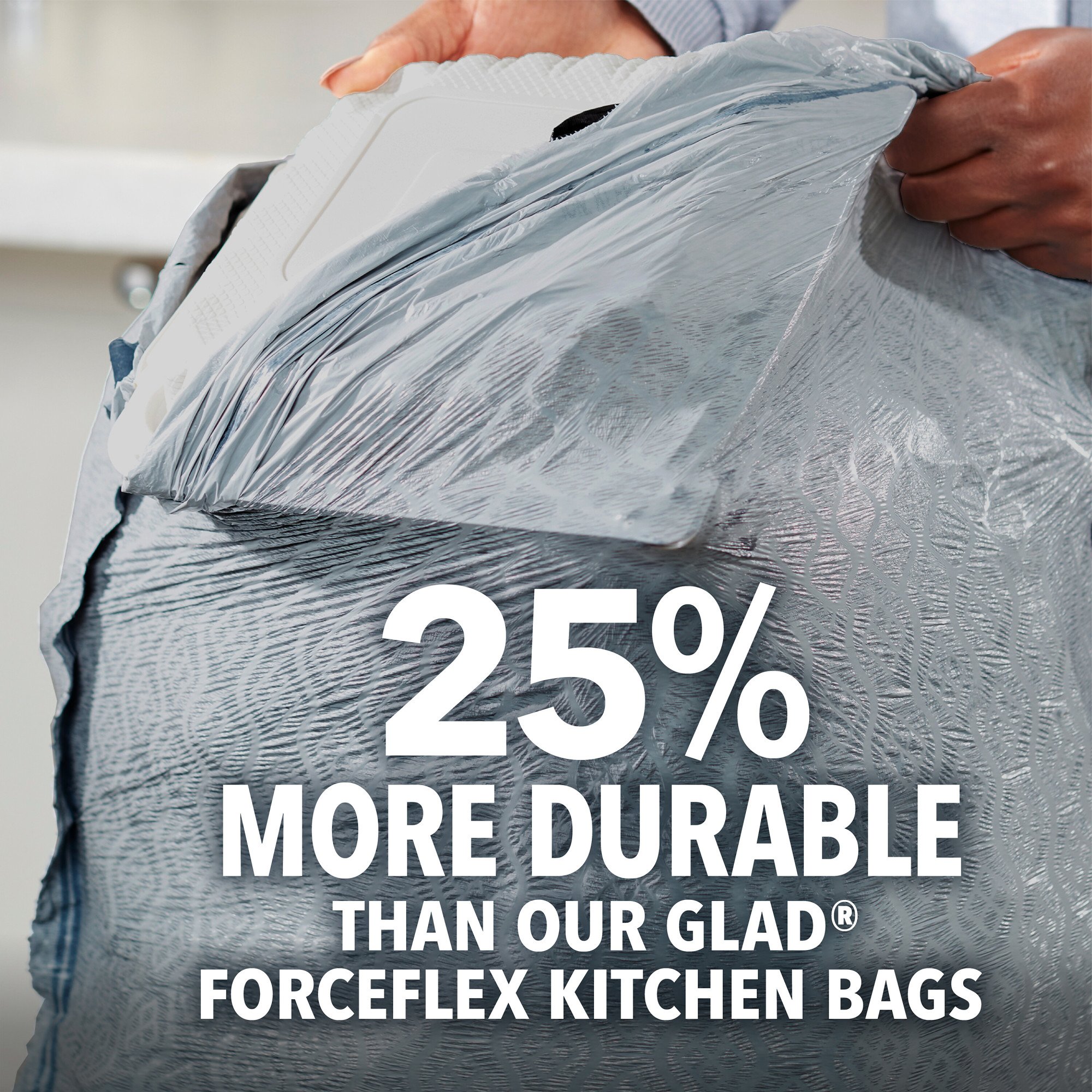 Glad ForceFlex Drawstring Tall Kitchen 13 Gallon Trash Bags - Shop Trash  Bags at H-E-B