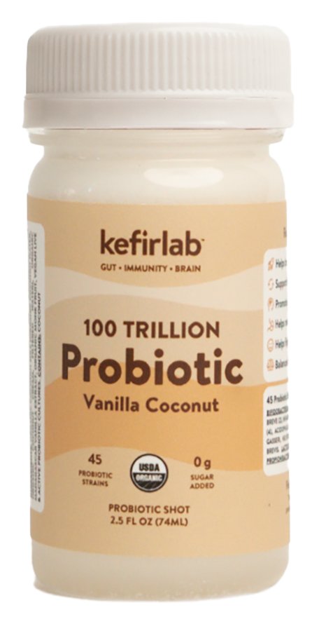 Kefir Lab Organic Probiotic Shot - Vanilla Coconut, 2.5 oz | Central ...
