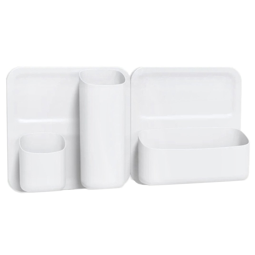 Honey Can Do Perch Wall Storage Starter System White Shop