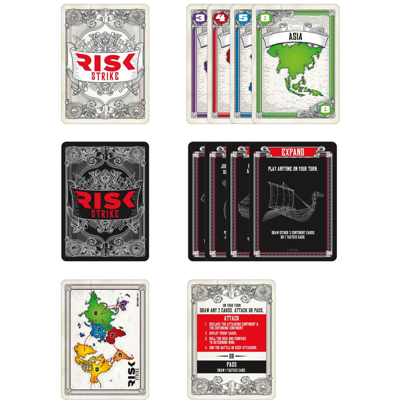 Risk Strike Edition Card Game; image 5 of 5