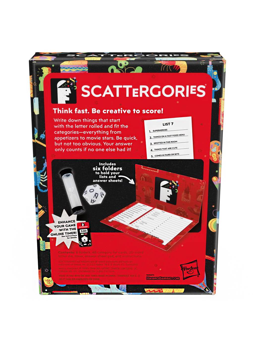 Scattergories Classic Party Game; image 2 of 3