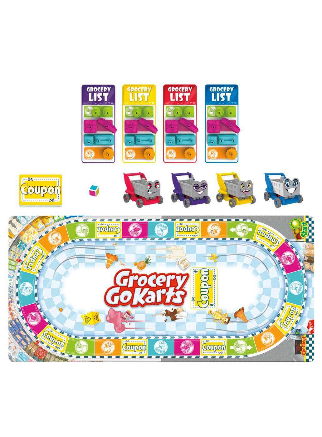 Grocery Go Karts Board Game; image 3 of 5