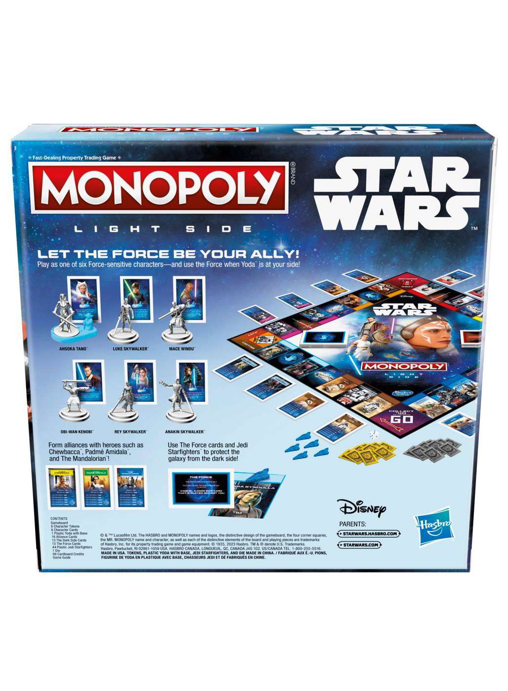 Monopoly Star Wars Light Side Edition Board Game; image 2 of 3