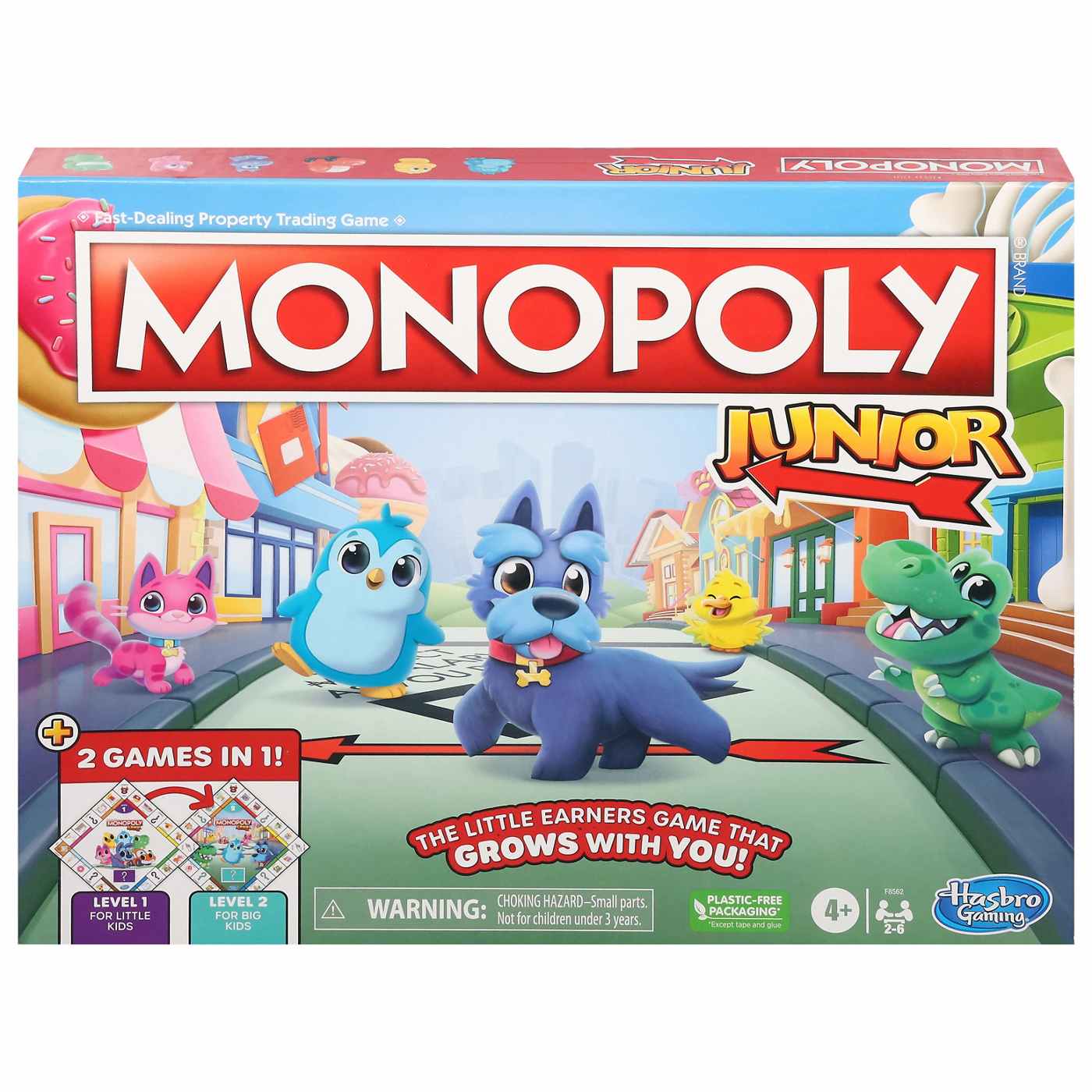 Monopoly Junior 2-in-1 Board Game; image 1 of 4