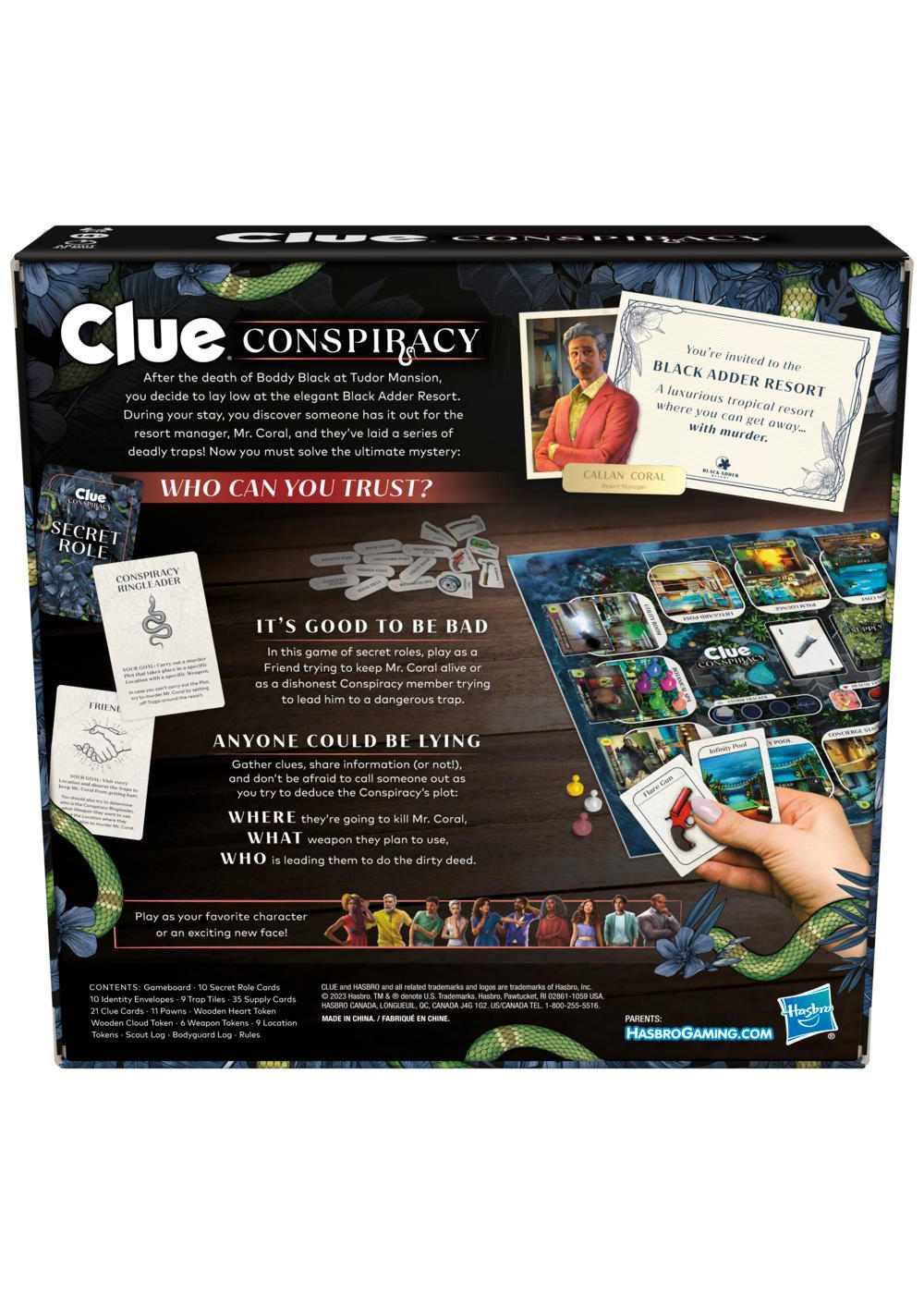 Clue Conspiracy Edition Board Game; image 2 of 5