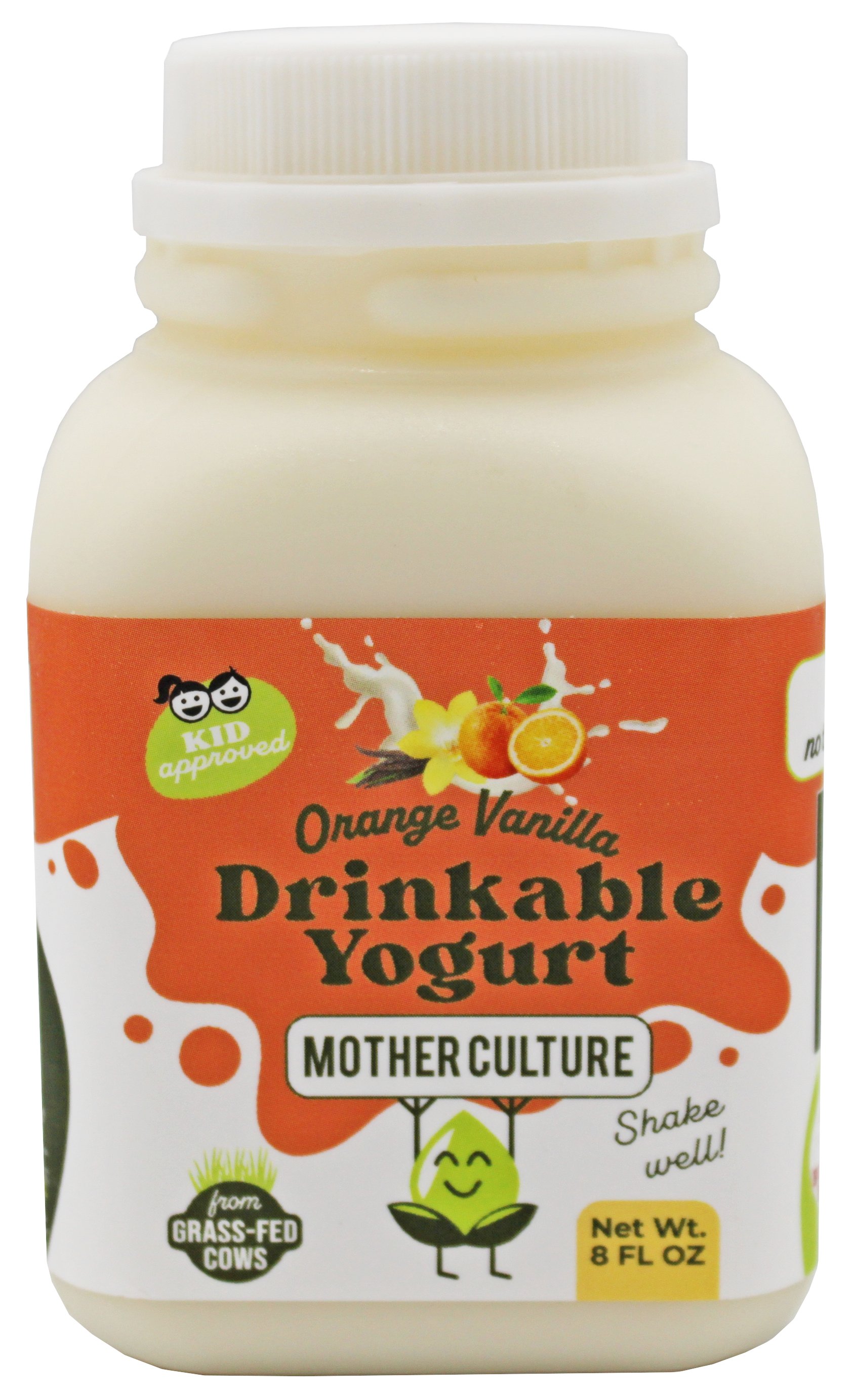 Mother Culture Orange Vanilla Drinkable Yogurt, 8 oz | Central
