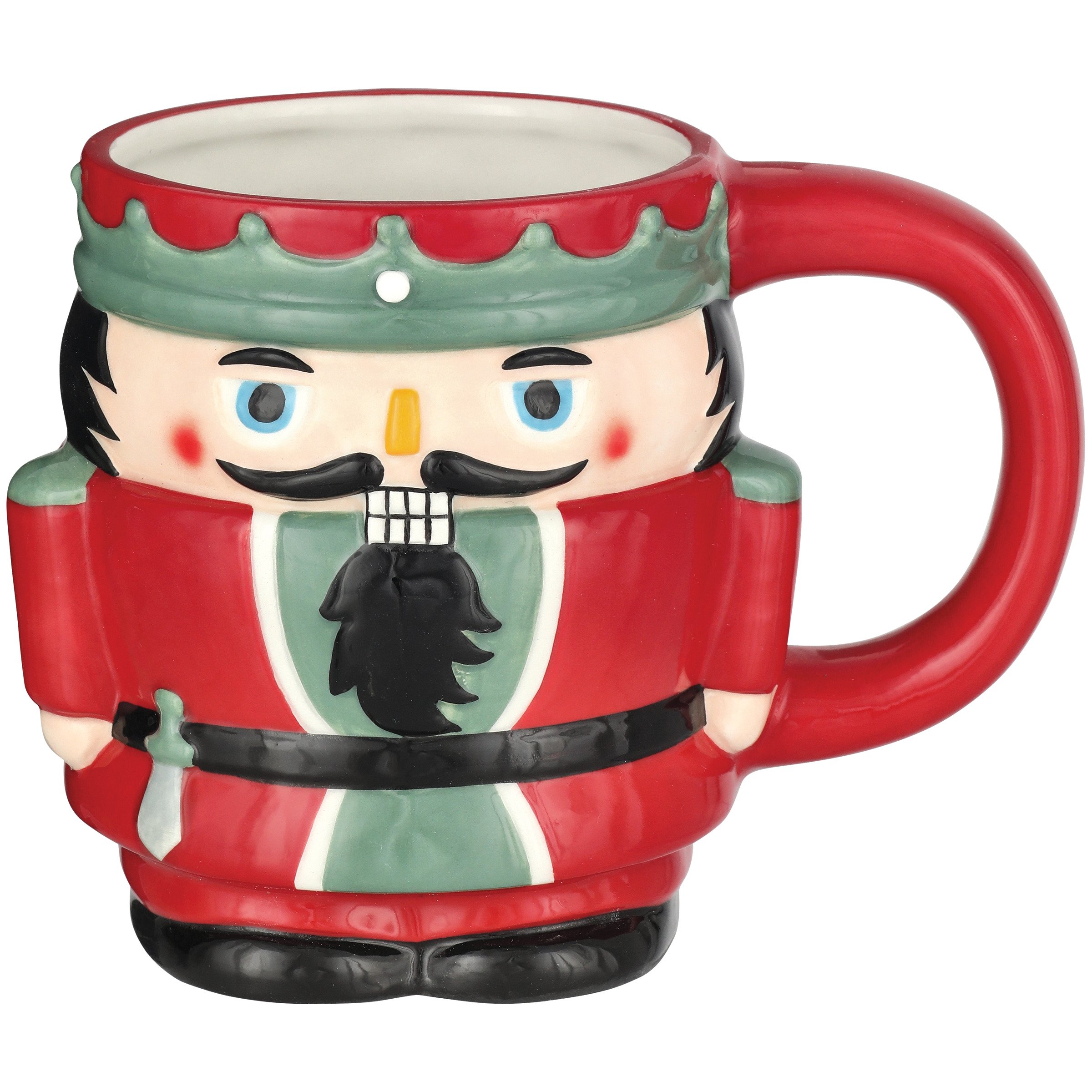 Nutcracker Christmas/Holiday Travel mug with a handle - nutcracker