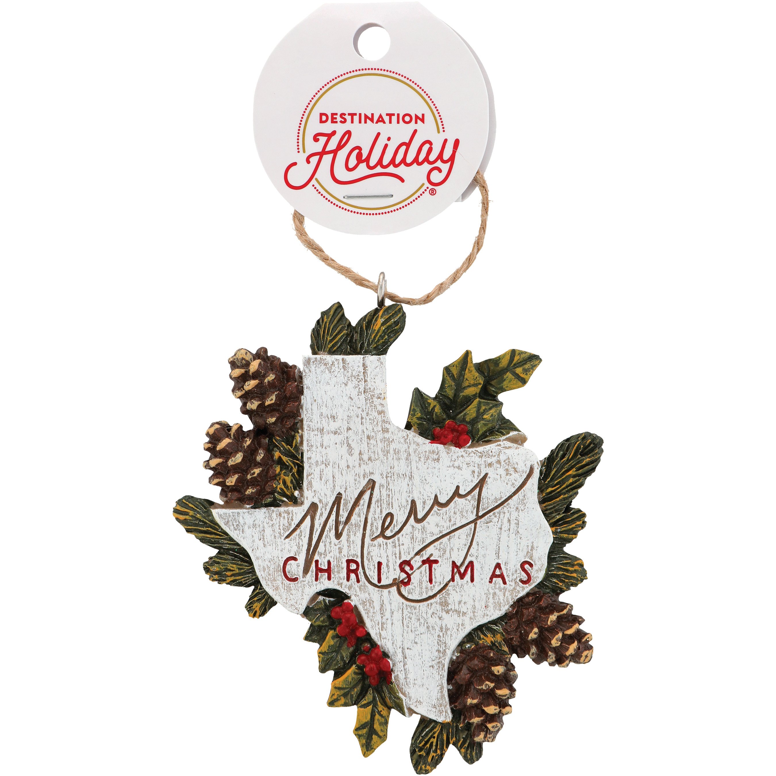 Destination Holiday Merry Christmas Texas Tree Ornament Shop Seasonal   009344511 1