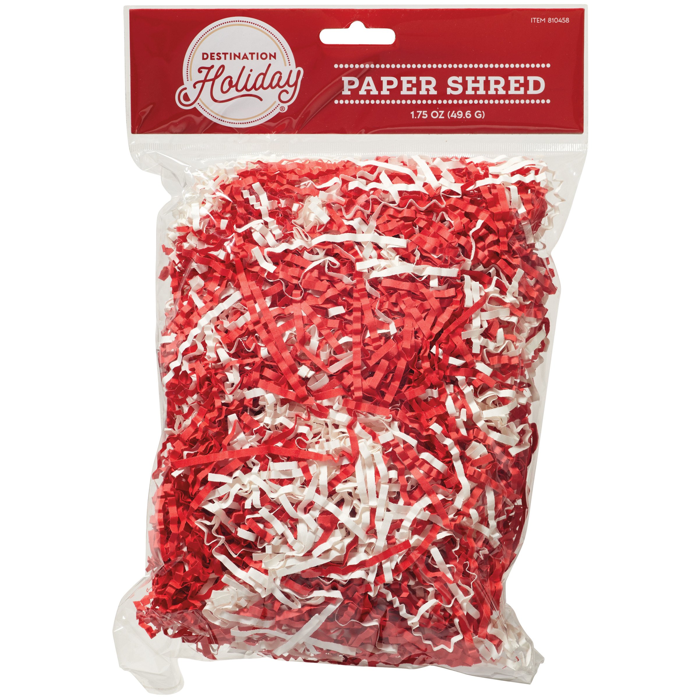 Red Food Safe Paper Shreds