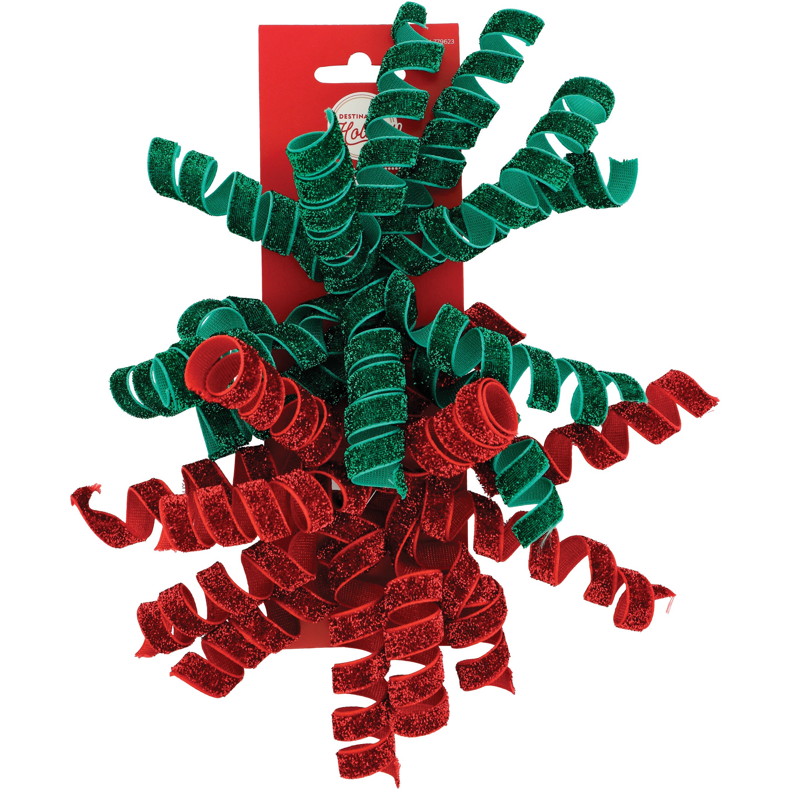 Destination Holiday Christmas Gift Velvet Bows Red & Green Shop