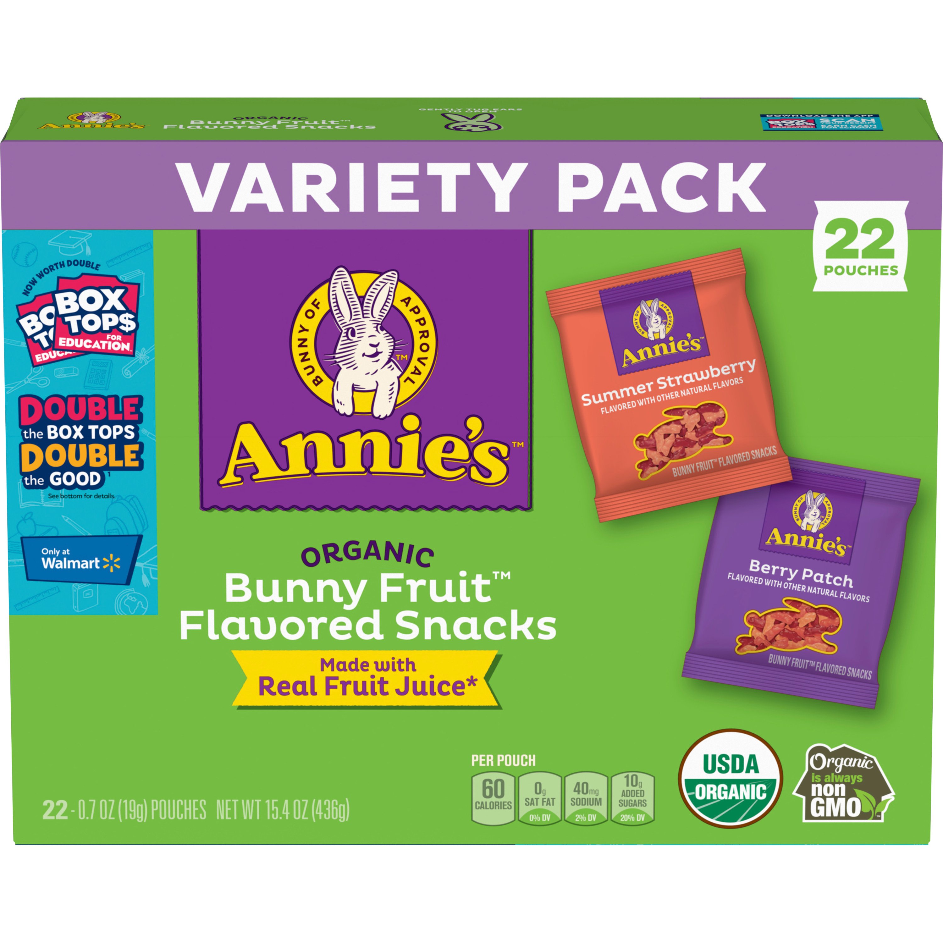 Annie's Bunny Fruit Snacks Variety Pack Shop Fruit snacks at HEB