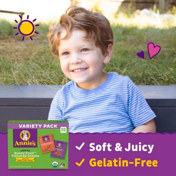 Annie's Bunny Fruit Snacks Variety Pack, 22 ct