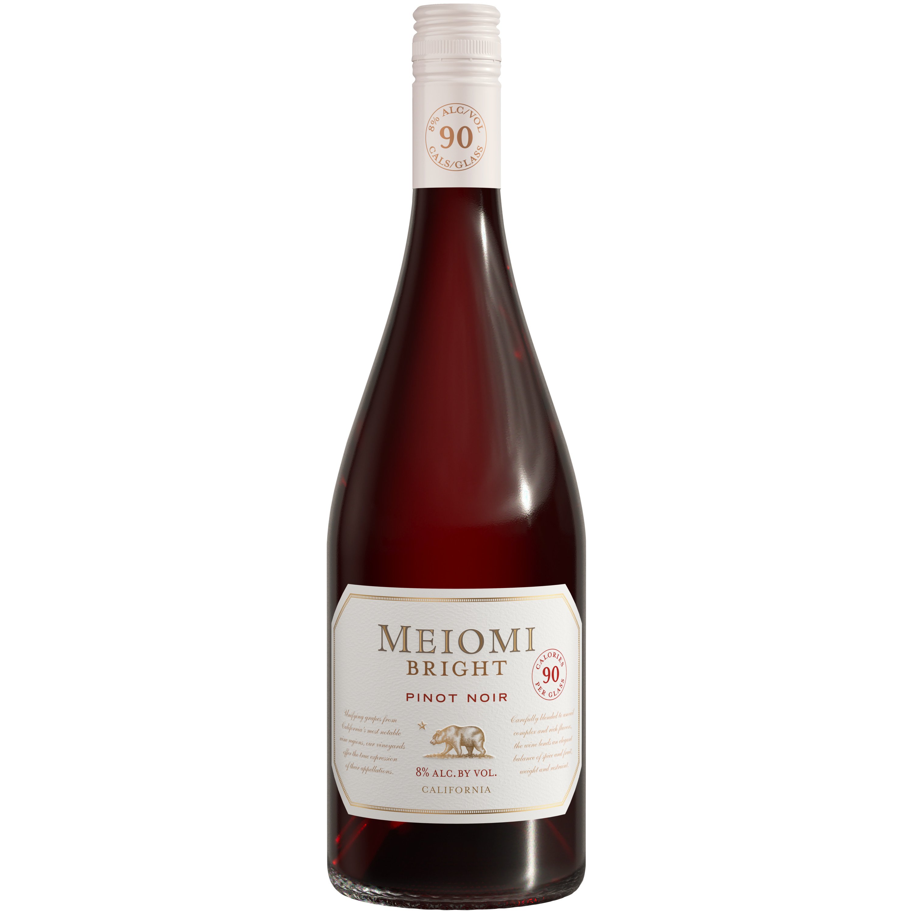 Meiomi Bright Pinot Noir California Red Wine, 750 mL