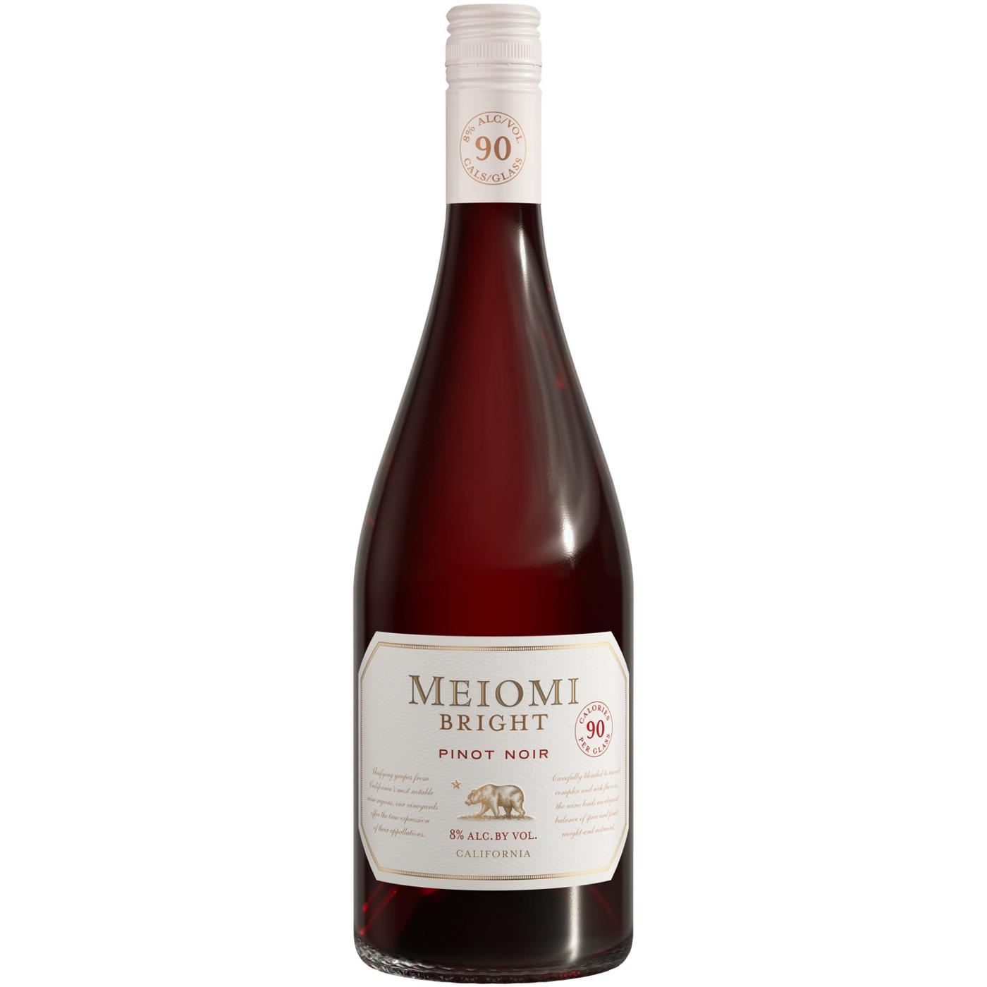 Meiomi Bright Pinot Noir Red Wine 750 mL Bottle; image 1 of 12