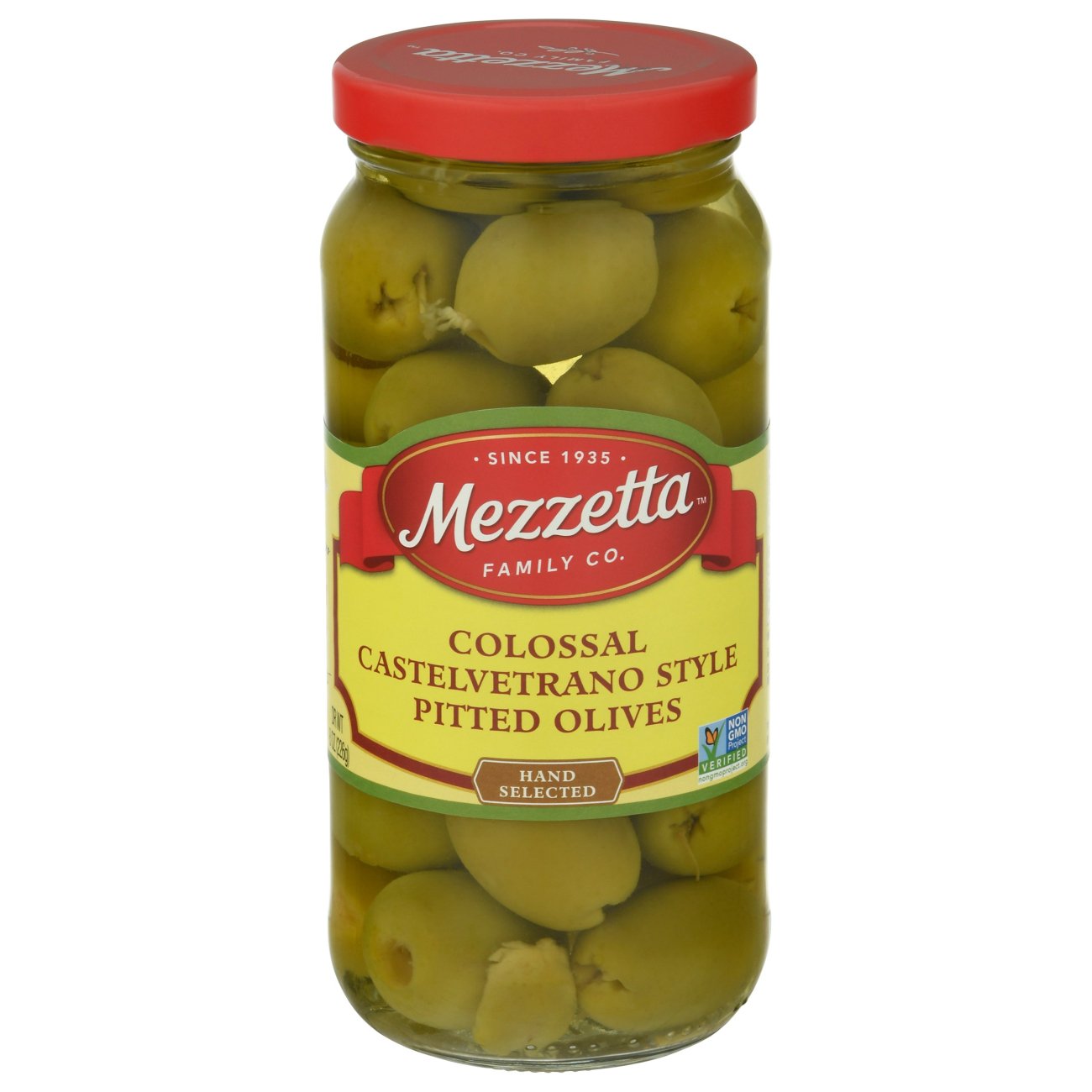 Mezzetta Castelvetrano Style Colossal Pitted Olives Shop Olives at HEB