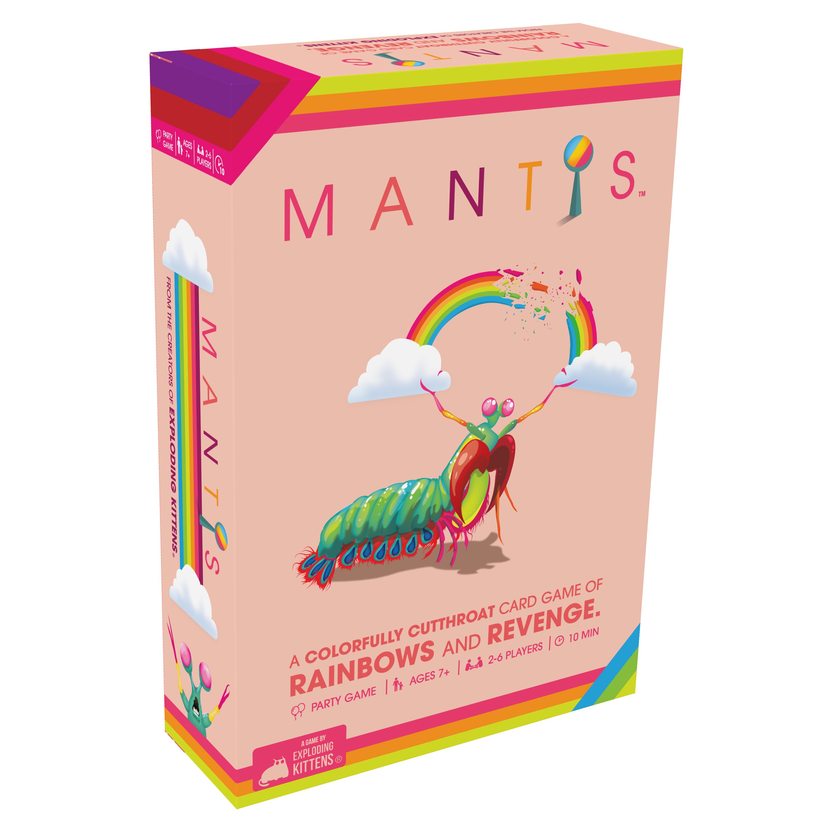 Exploding Kittens Mantis A Colorfully Cutthroat Card Party Game Shop
