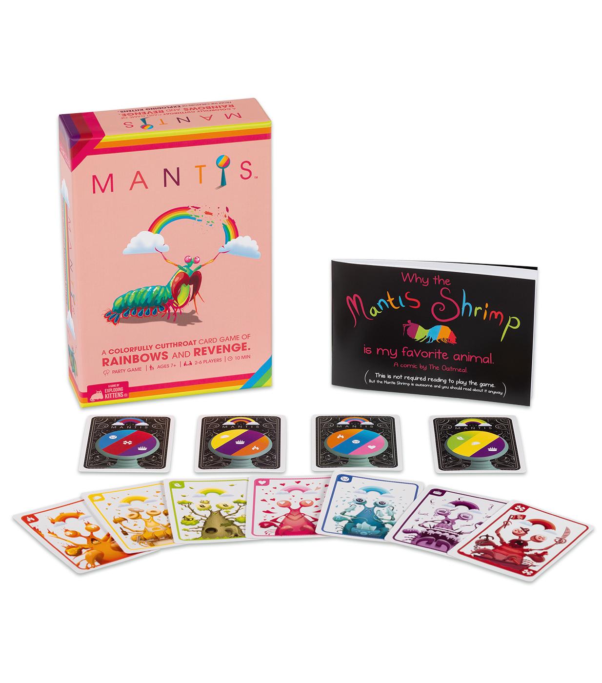 Exploding Kittens Mantis A Colorfully Cutthroat Card Party Game Shop