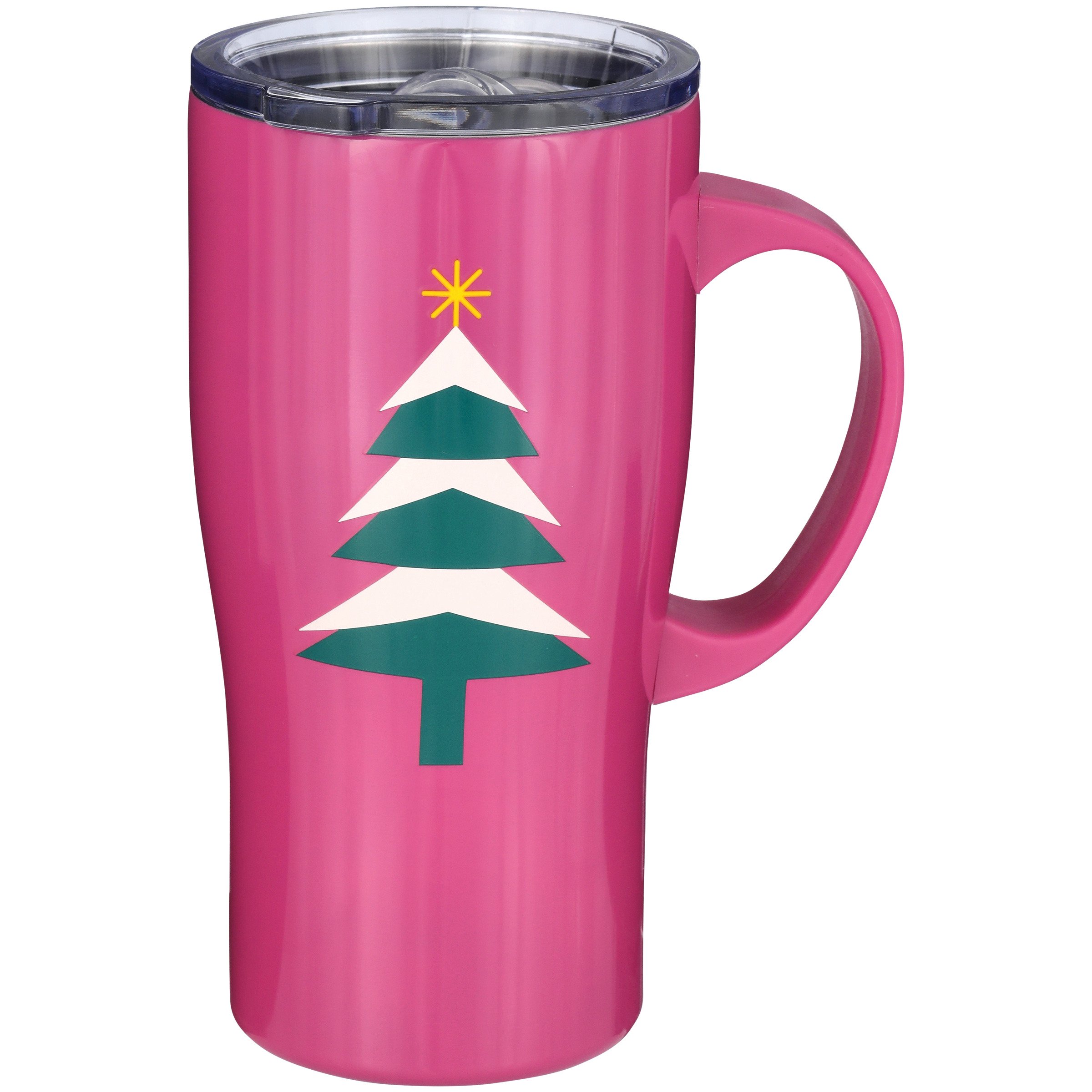 Destination Holiday Christmas Tree Stainless Steel Coffee Tumbler with