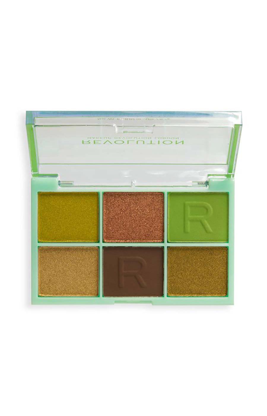 Makeup Revolution Reloaded Palette - Giving Green; image 3 of 3