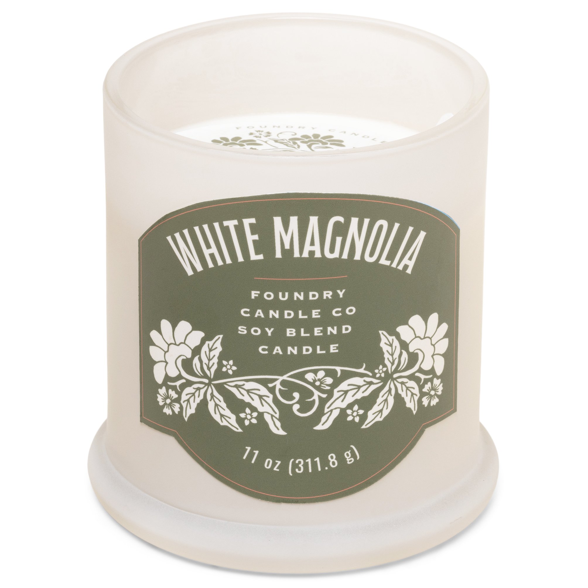 Foundry Candle Co White Magnolia Scented Soy Blend Candle Shop