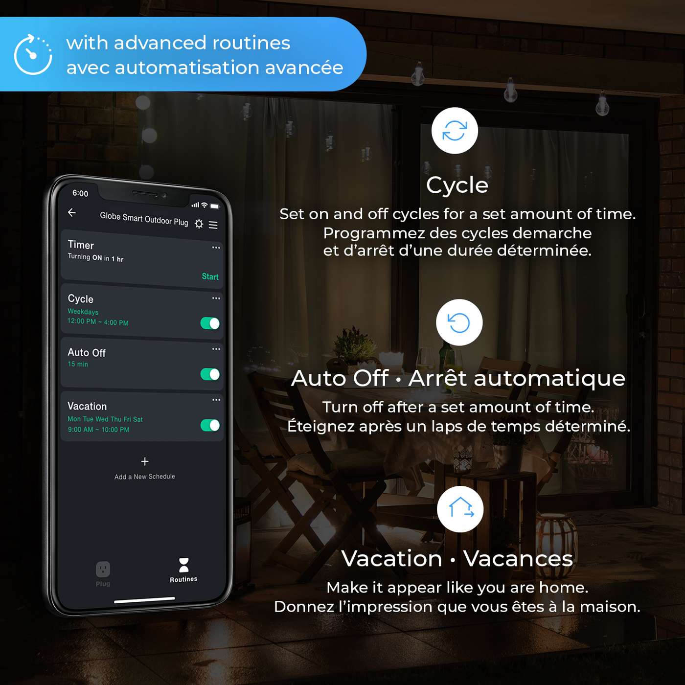Globe Outdoor Smart Plug; image 3 of 5