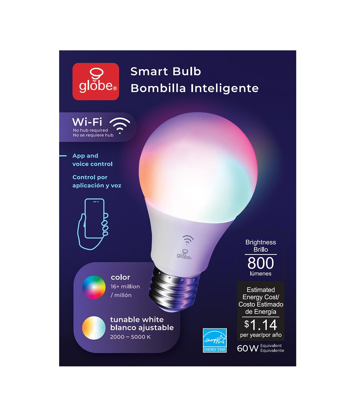 Globe color deals changing bulb