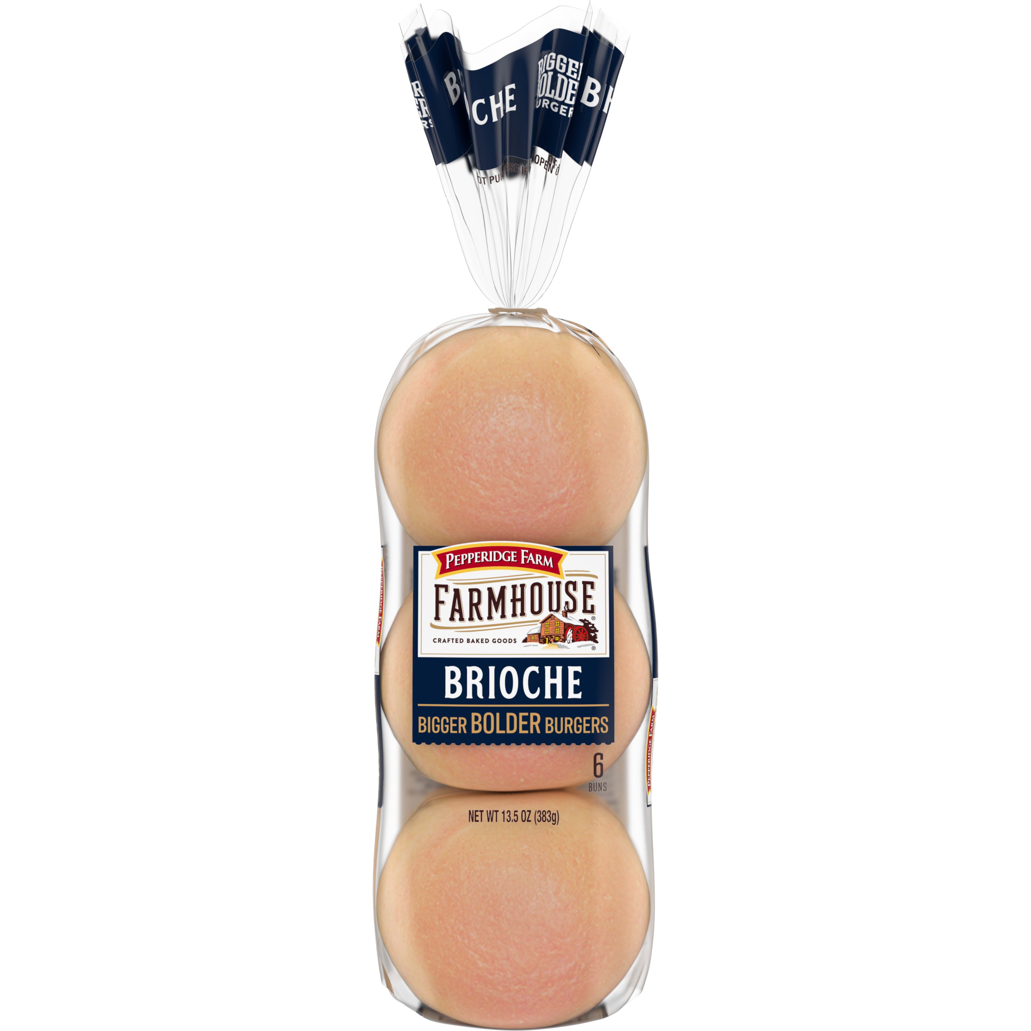 Pepperidge Farm Farmhouse Brioche Hamburger Buns Shop Buns & rolls at HEB