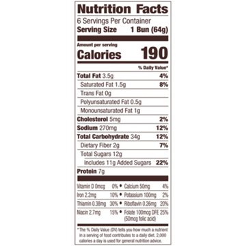 Pepperidge Farm Farmhouse Brioche Hamburger Buns, 6 ct