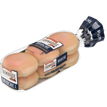 Pepperidge Farm Farmhouse Brioche Hamburger Buns, 6 ct
