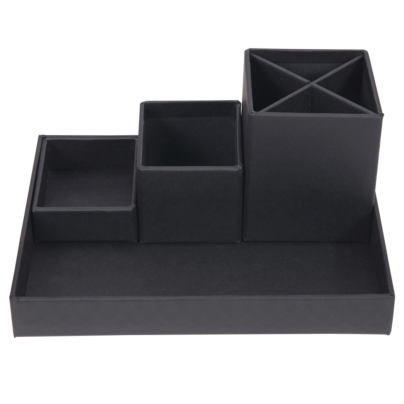 Bigso Box Of Sweden Lena Desktop Organizer- Black; image 1 of 3