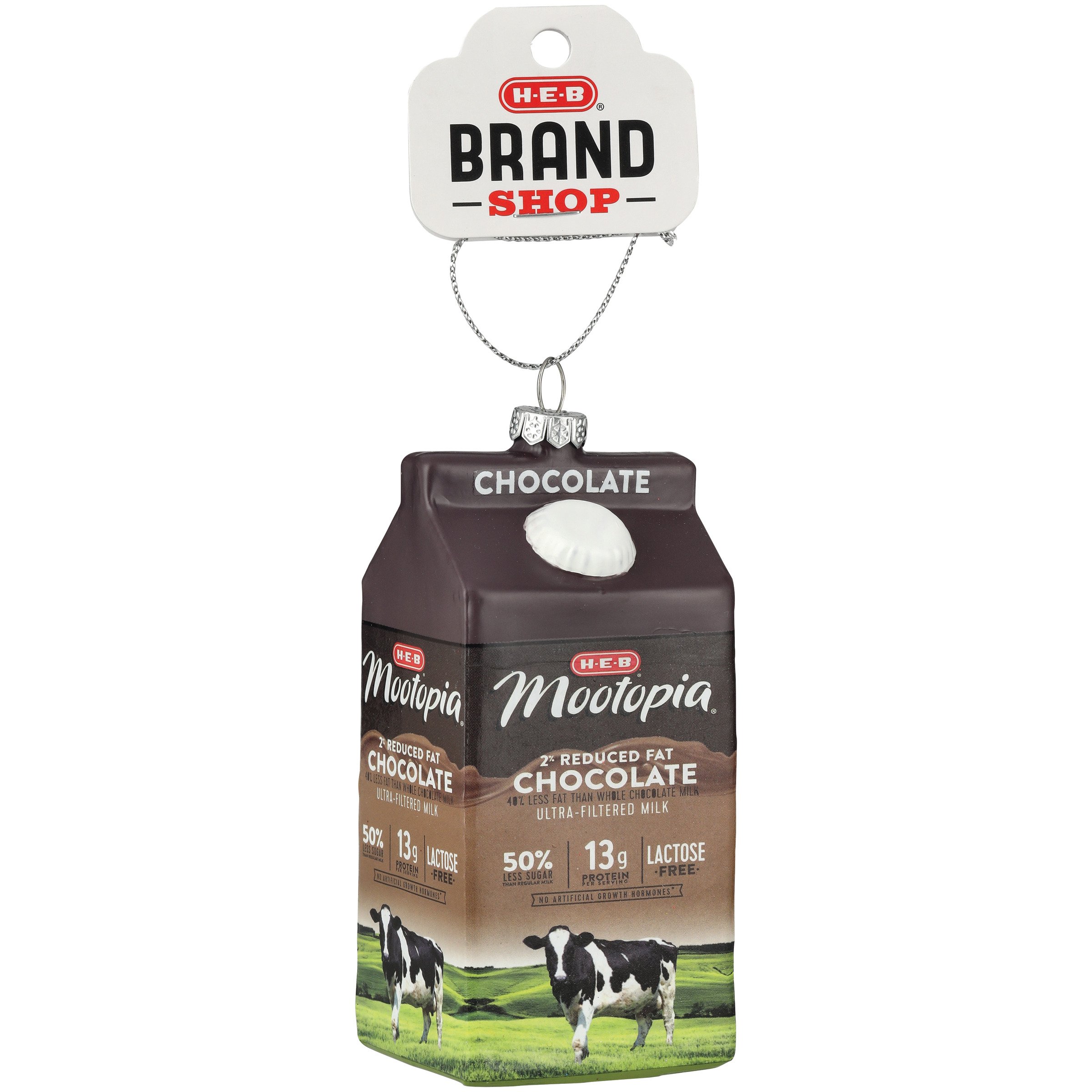 HEB Brand Shop Mootopia Milk Christmas Tree Ornament Shop Seasonal decor at HEB