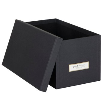 Bigso Box Of Sweden Silvia Storage Box Organizer - Black