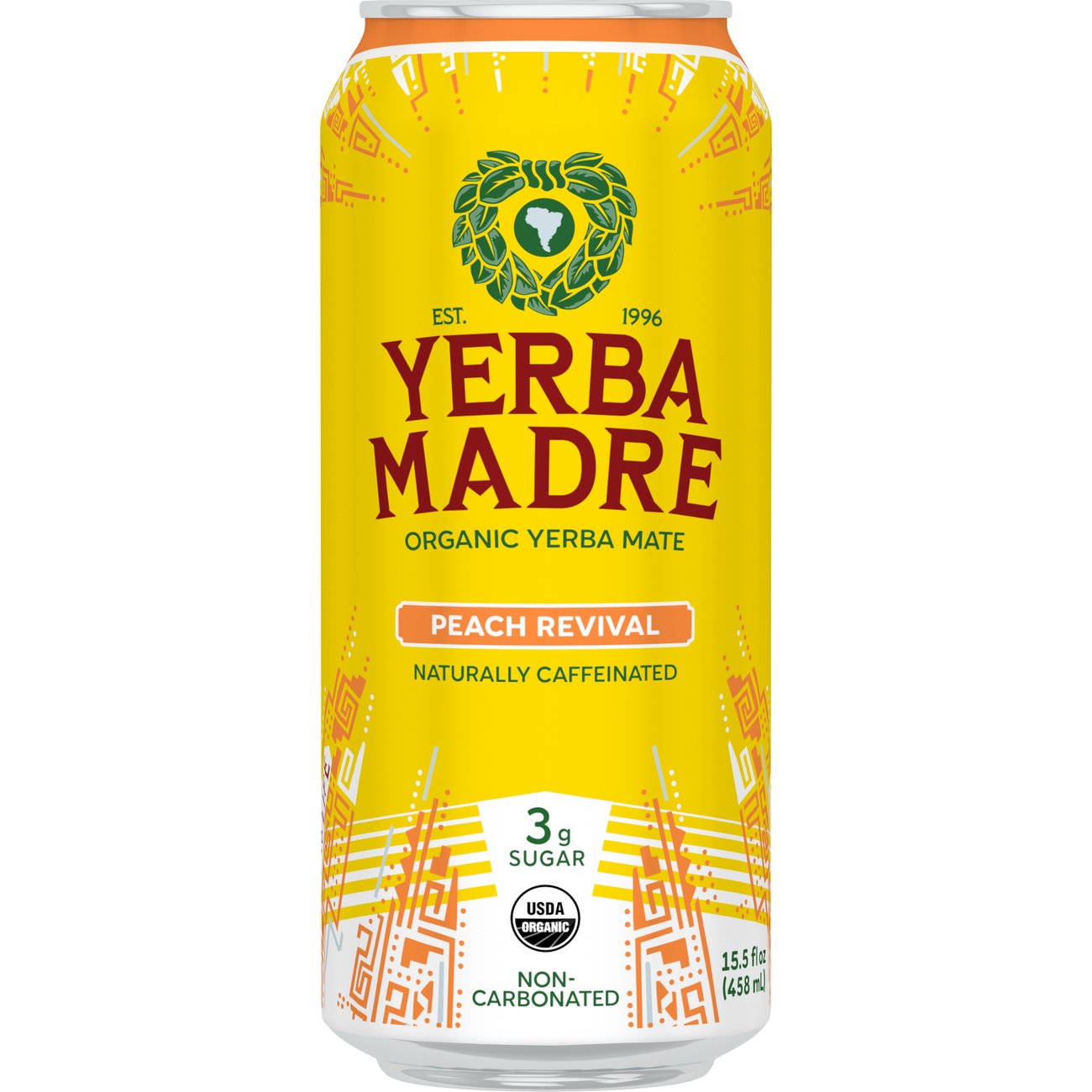 Yerba Madre Organic Yerba Mate - Peach Revival, 15.5 oz