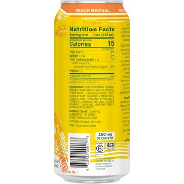 Yerba Madre Organic Yerba Mate - Peach Revival