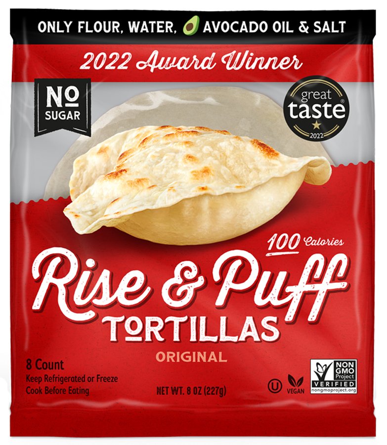 Rise & Puff Original Tortillas, 8 ct | Central Market - Really Into Food
