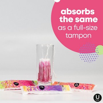 U By Kotex Click Compact Tampons - Regular/Super, 15 ct