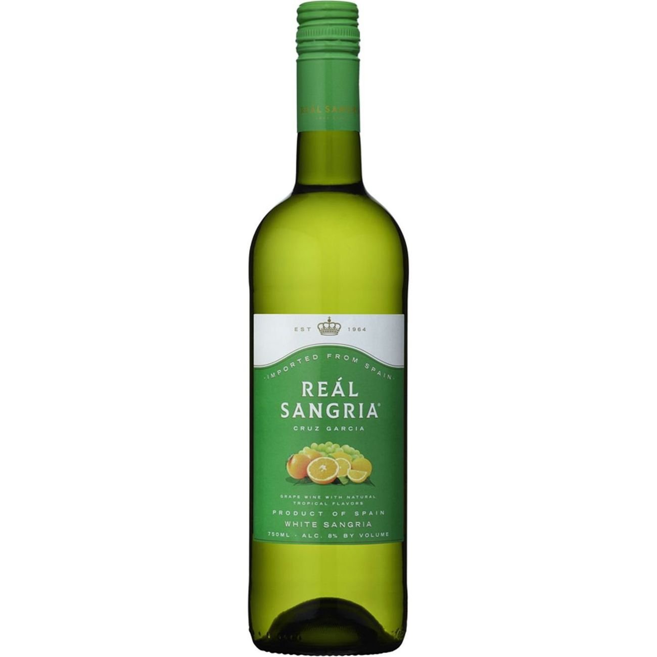 Real Sangria White Sangria Spain Wine, 750 mL