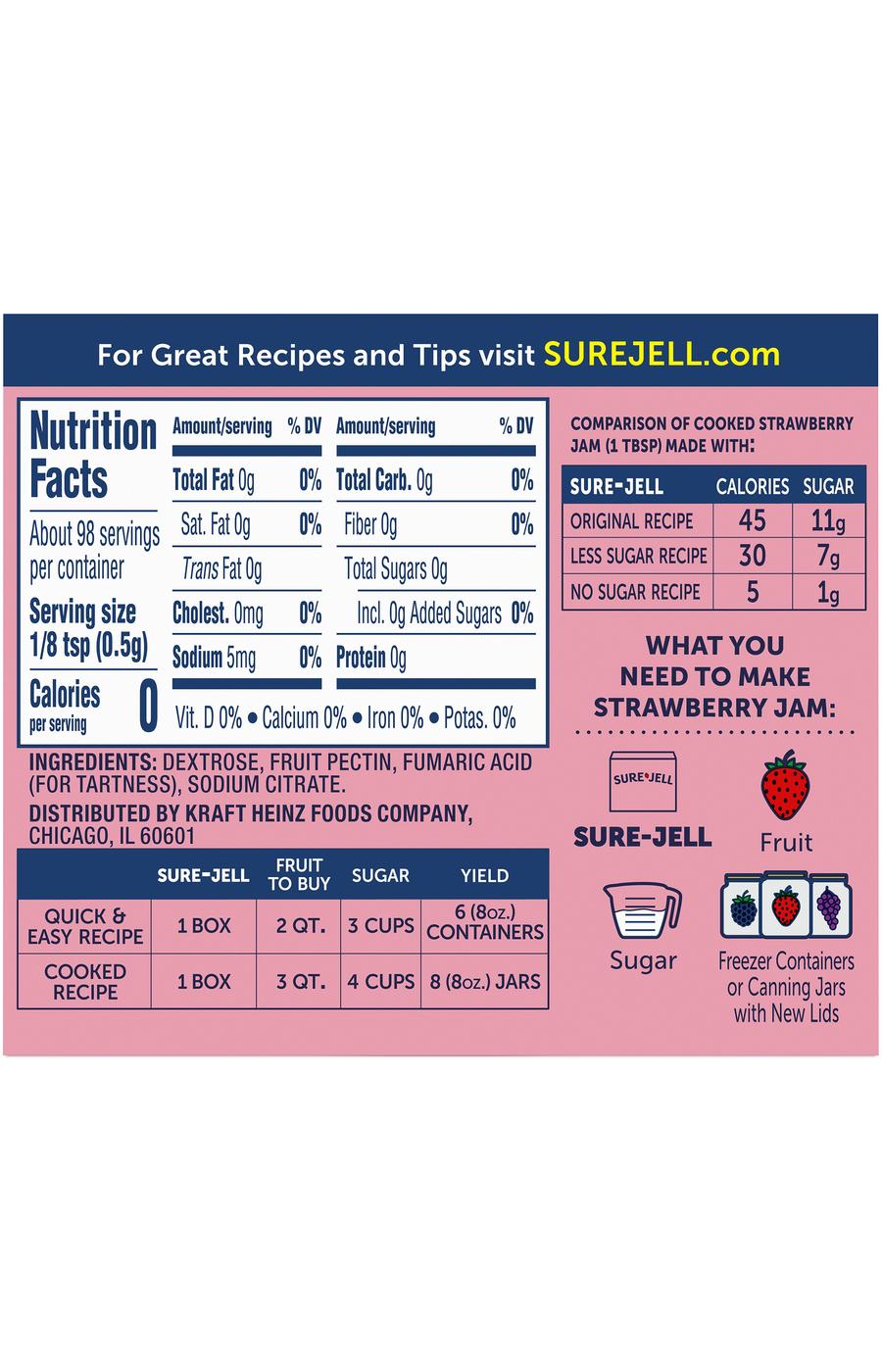 Sure Jell Premium Fruit Pectin; image 2 of 2