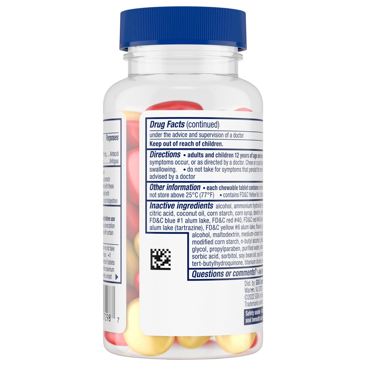 Tums  Plus Gas Relief Chewable Tablets - Lemon & Strawberry; image 7 of 7