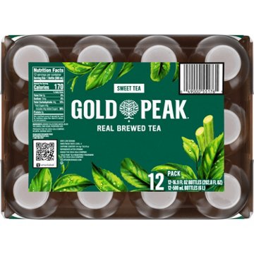 Gold Peak Sweetened Black Tea 12 pk  Bottles, 16.9 oz